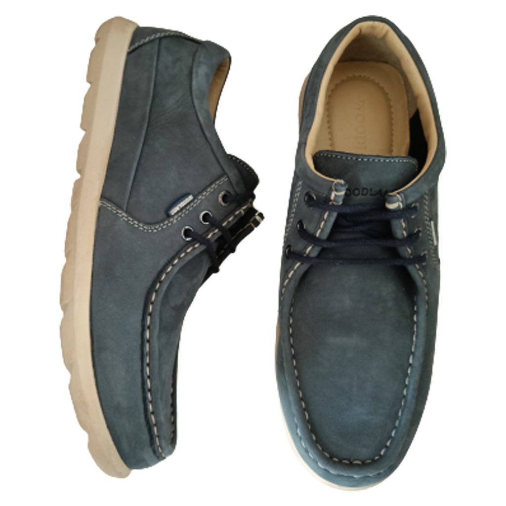 Woodland blue 2025 leather shoes